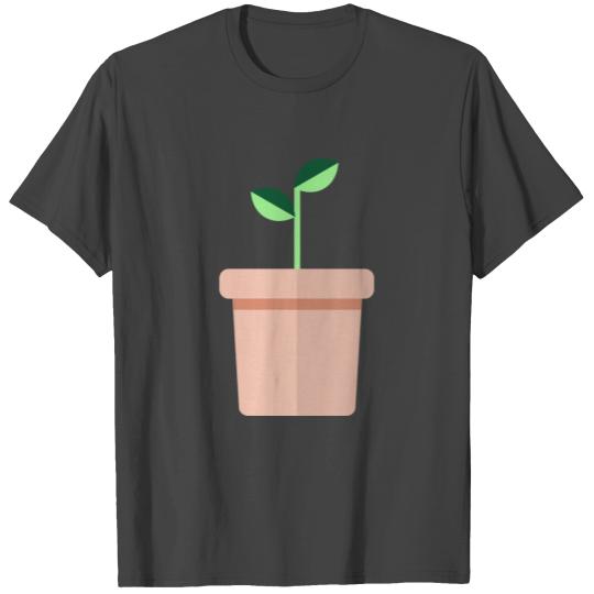 Little sweet plant in a terracotta pot T Shirts