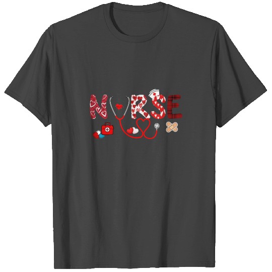 Happy Valentine Day Nurse Love Unisex T Shirts