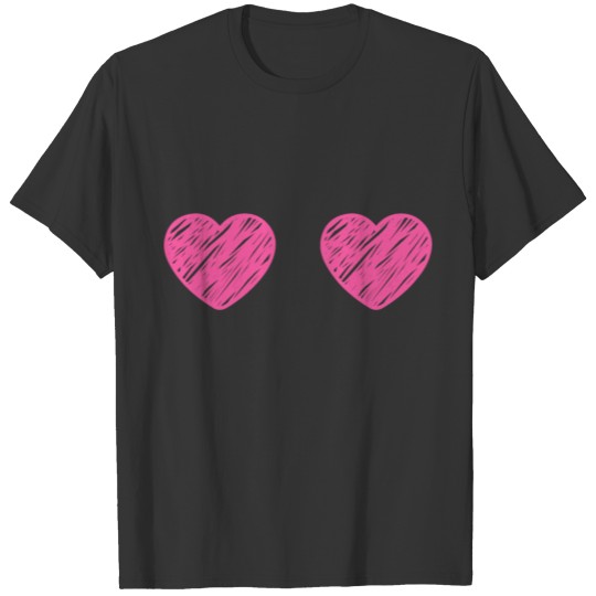 BOOBIES World Cancer Day Gift Pink Ribbon T-shirt