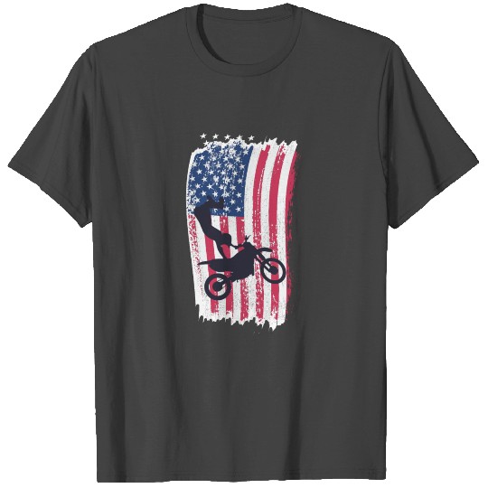 US Motorsport Motocross motorcycles Athlete Sport T Shirts
