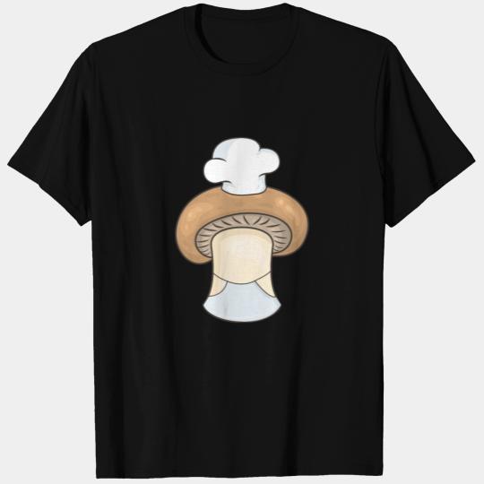 Mushroom Champignon Chef Cooking T Shirts