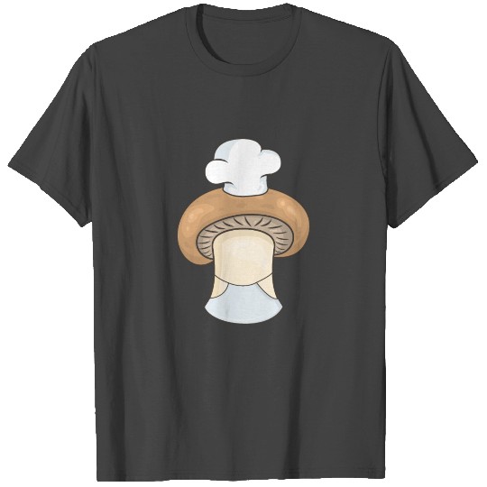Mushroom Champignon Chef Cooking T Shirts