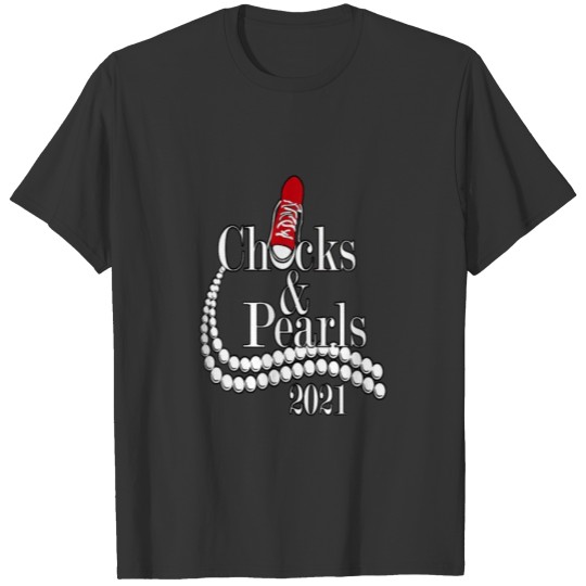Chucks and Pearls Gift T-shirt