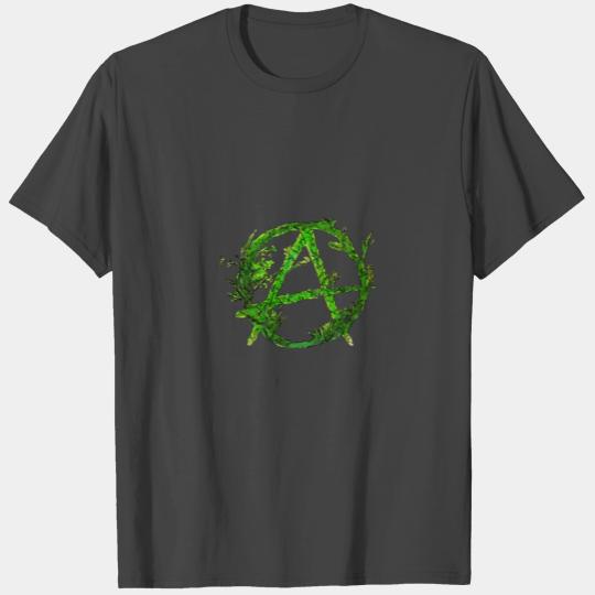 Green Anarchy Circle A Bush Eco Anarchism Art T Shirts
