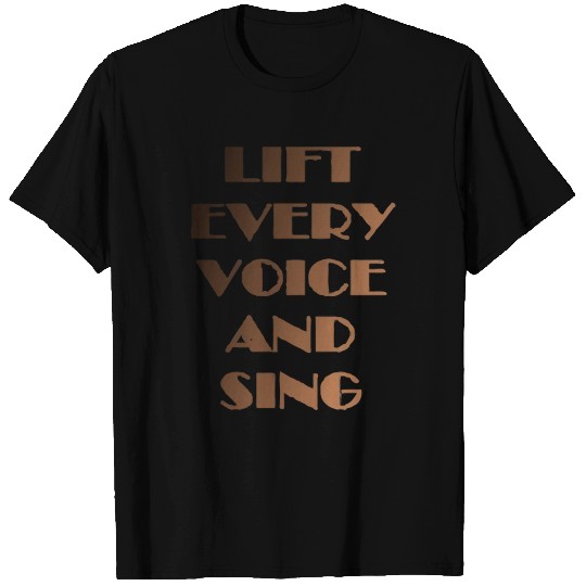 Black Anthem History | Lift Every Voice and Sing T Shirts