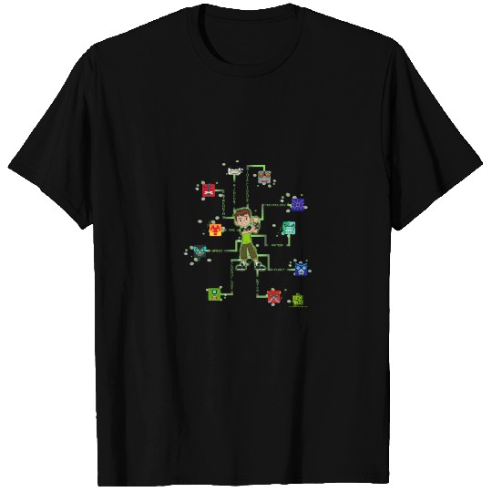 Ben 10 10 Blocks T Shirts