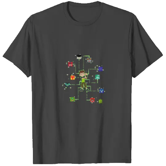Ben 10 10 Blocks T Shirts