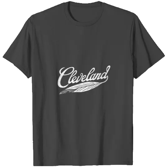 Cleveland Native American Feather Baseball T Shirts