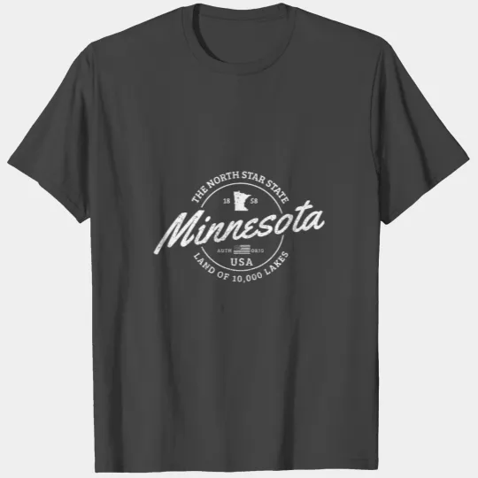 Minnesota North Star State Souvenir 10000 Lakes Gi T Shirts