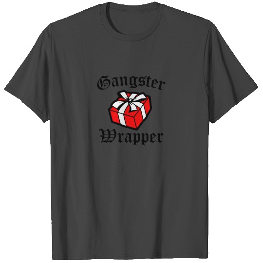 Gangster Wrapper T Shirts Funny Christmas