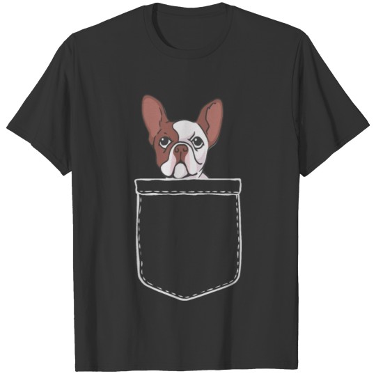 French Bulldog In A Pocket Puppy Dog Lover Gift T Shirts