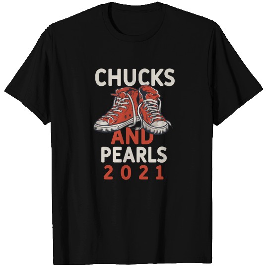 chucks and pearls kamala Harris T Shirts