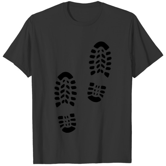 Footsteps, footprint, shoes T-shirt
