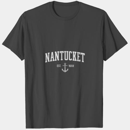 Nantucket Massachusetts Ma Vintage Look Men Women' T Shirts