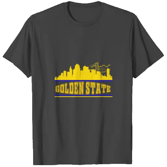 Golden State Distressed Basketball Team Fan Warrio T Shirts
