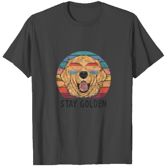 Stay Golden Retriever Dog Gifts T Shirts