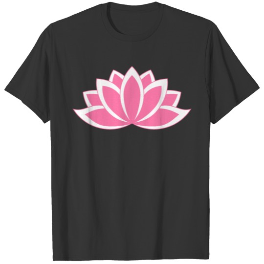 Dhamma Nay Pink Lotus symbol T Shirts