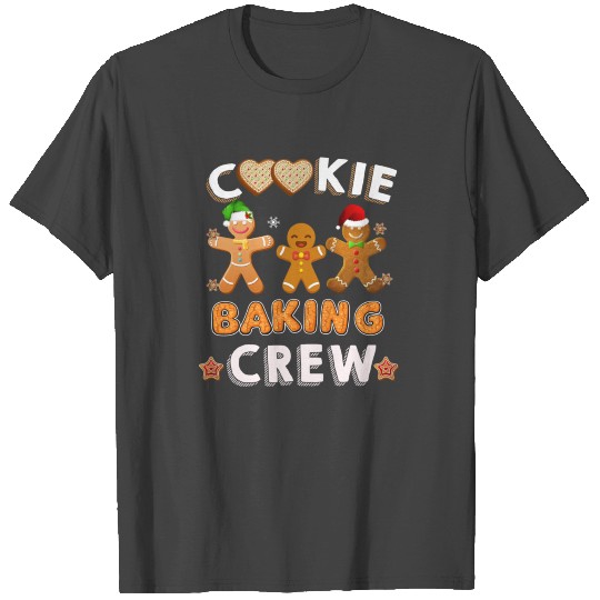 Cookie Baking Crew Christmas Santa Family T Shirts
