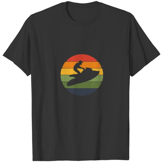 Jet Ski Retro Athletic Beach Summer Sports Classic T Shirts