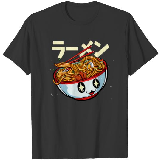 The Great Kawaii Japanese Ramen Wave Anime Noodles T Shirts