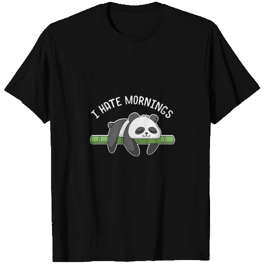 Lazy Panda Gifts I Hate Mornings Gift T Shirts