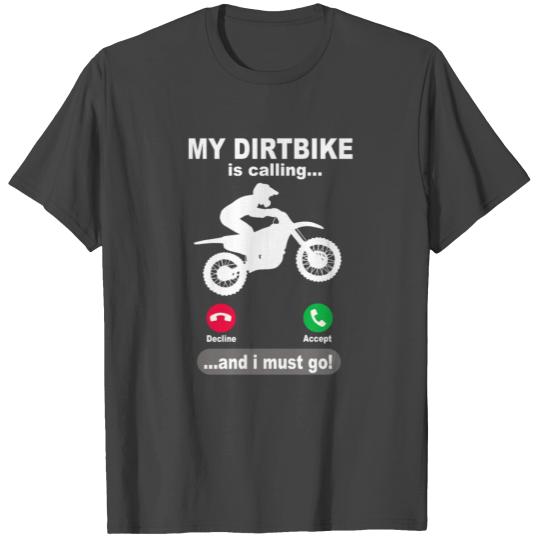 Dirtbike Phone Joke Motocross Supercross Gift T Shirts