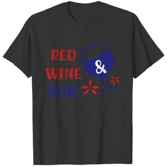 Red Wine Blue T-shirt