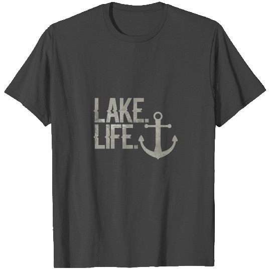 Lake Life Nautical Themed Anchor Hooded Gift T Shirts