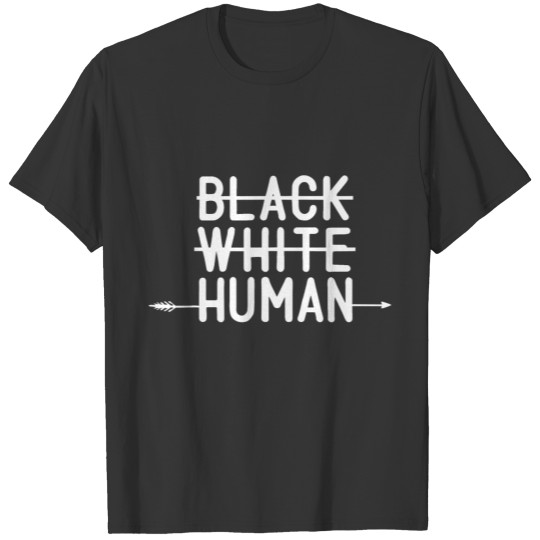 Black History Month T Shirts Black White Human