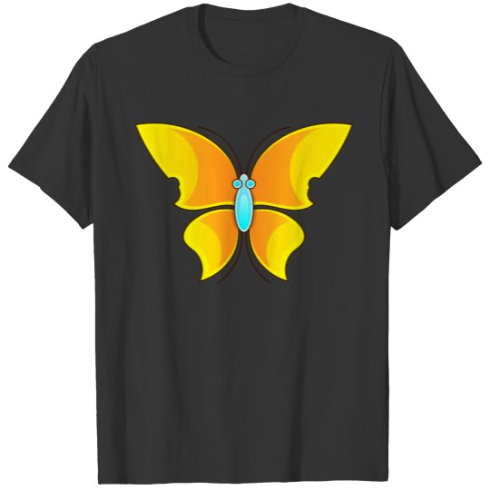 Vector butterfly abstract logo Vector line art ill T Shirts