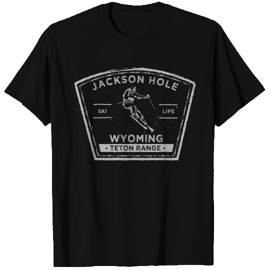 Jackson Hole Wyoming T Shirts Ski T Shirts