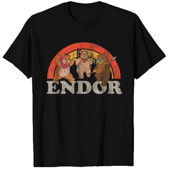 Return of the Jedi Cute Ewoks Endor Retro T Shirts