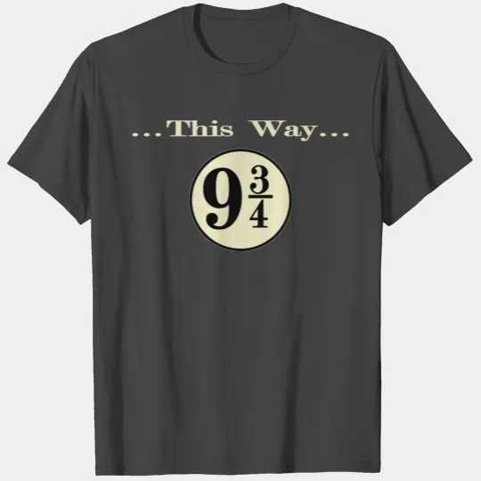 platform 9 3/4 wingardium Leviosa magic school hp T Shirts