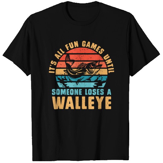 Funny Walleye Fishing T Shirts