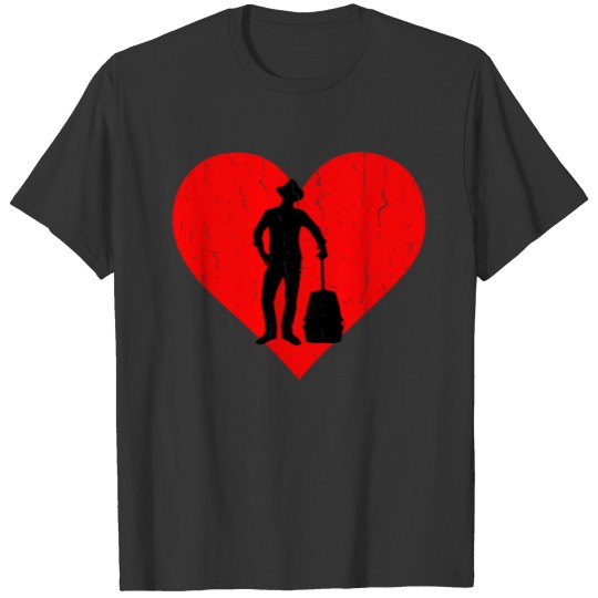 Viajando Heart T-shirt
