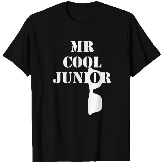 Mr. Cool junior funny sunglasses white T Shirts