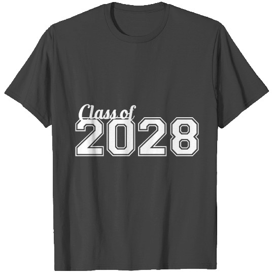 Class Of 2028 T Shirts Grow With Me First Day