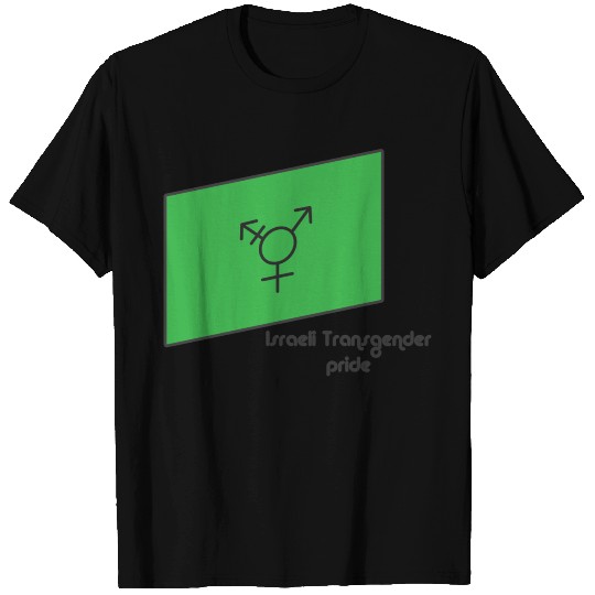 Israeli Transgender pride flag T Shirts