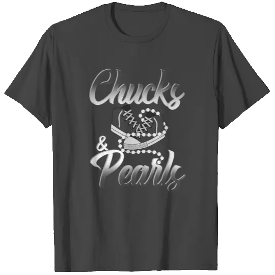 Chucks and Pearls 2021 Biden Harris T Shirts