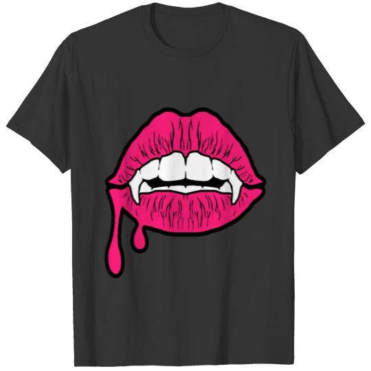 Lips Mouth Pop Gift Kiss T-shirt