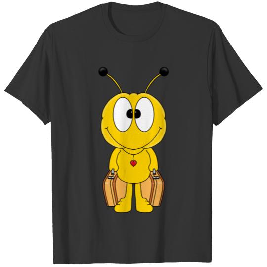 Bee - Suitcases - Animal - Kids - Comic T Shirts