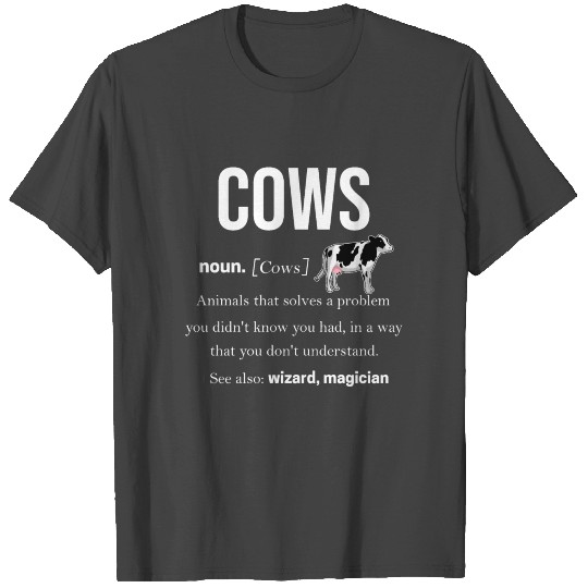 Cow Moo Beef Milk Farmer Farm Animal Pasture T Shirts