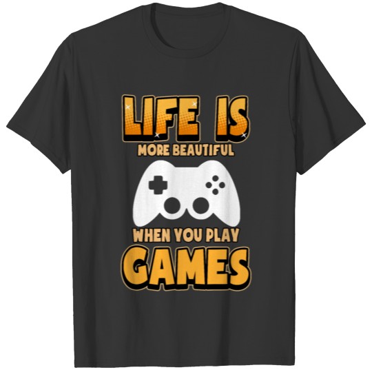 Gamer Controller Birthday Gamepad Nerd Player T-shirt