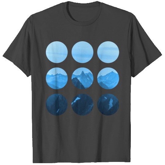 Blue Mountain dots T Shirts