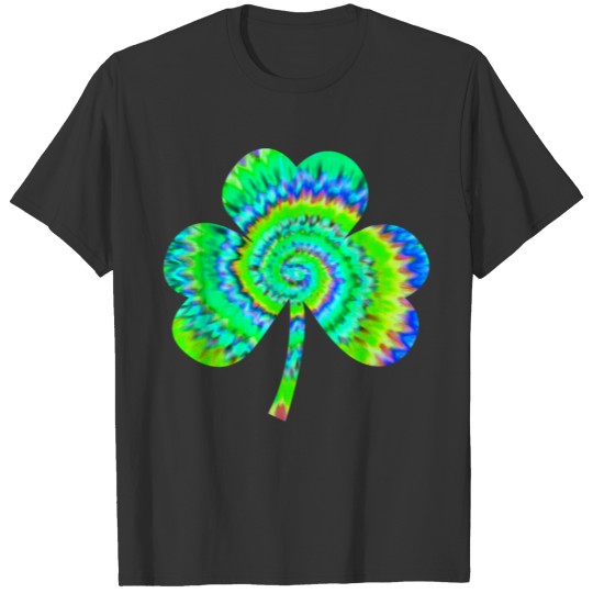Shamrock Tie Dye St Patricks Day T-shirt