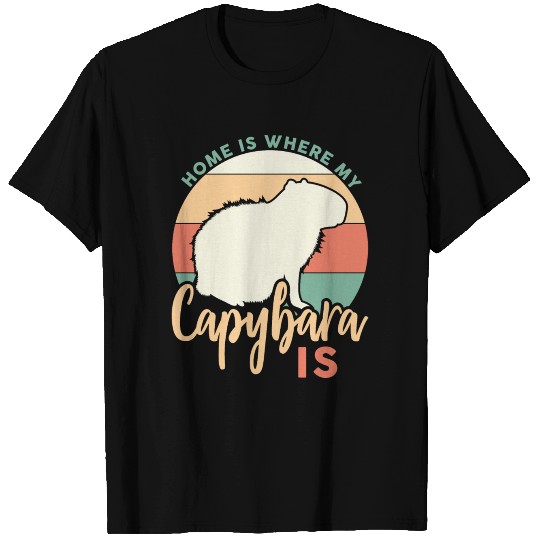 Capybara Design for Capibara Owner Cool Mammal T Shirts