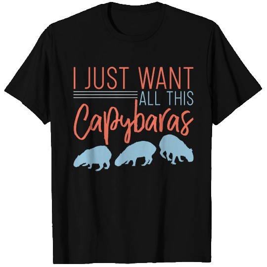 Capybara Design for Capibara Owner Cool Mammal T Shirts