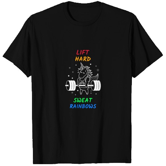 Lift Hard - Deadlifting Unicorn - FuM Gym T Shirts