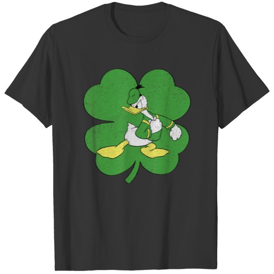 Disney Donald Duck Retro Shamrock St Patricks Day T-shirt