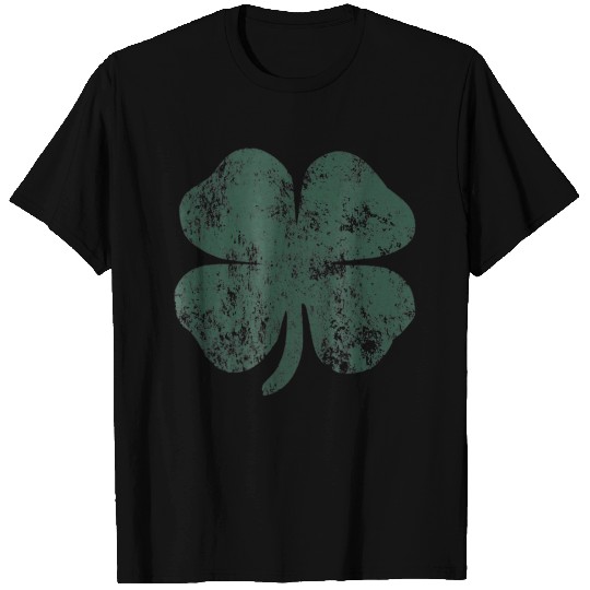 Distressed Shamrock T Shirts St Patricks Day Green
